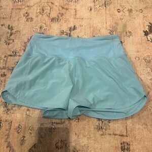 Lululemon Athletica Light Blue Athletic Shorts